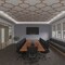 Ekena Millwork 33W x 33H x 38T Small Woodall Decorative Fretwork Wood Ceiling Panels, Cherry CELW33X33X0375WDLCH - alternate 3